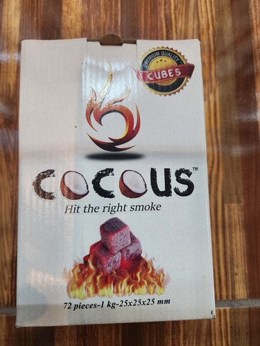 Cocous charcoals 1kg - cocous, big